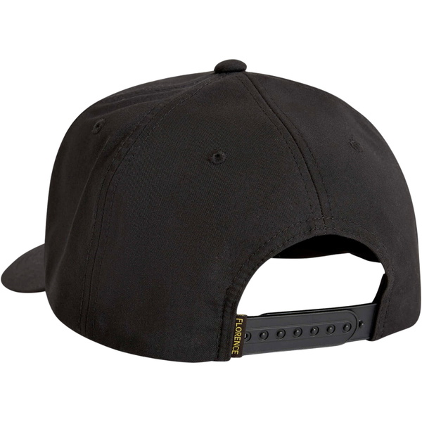 2026 Florence Marine X Mens Logo Structured Twill Hat FHW00051 - Black